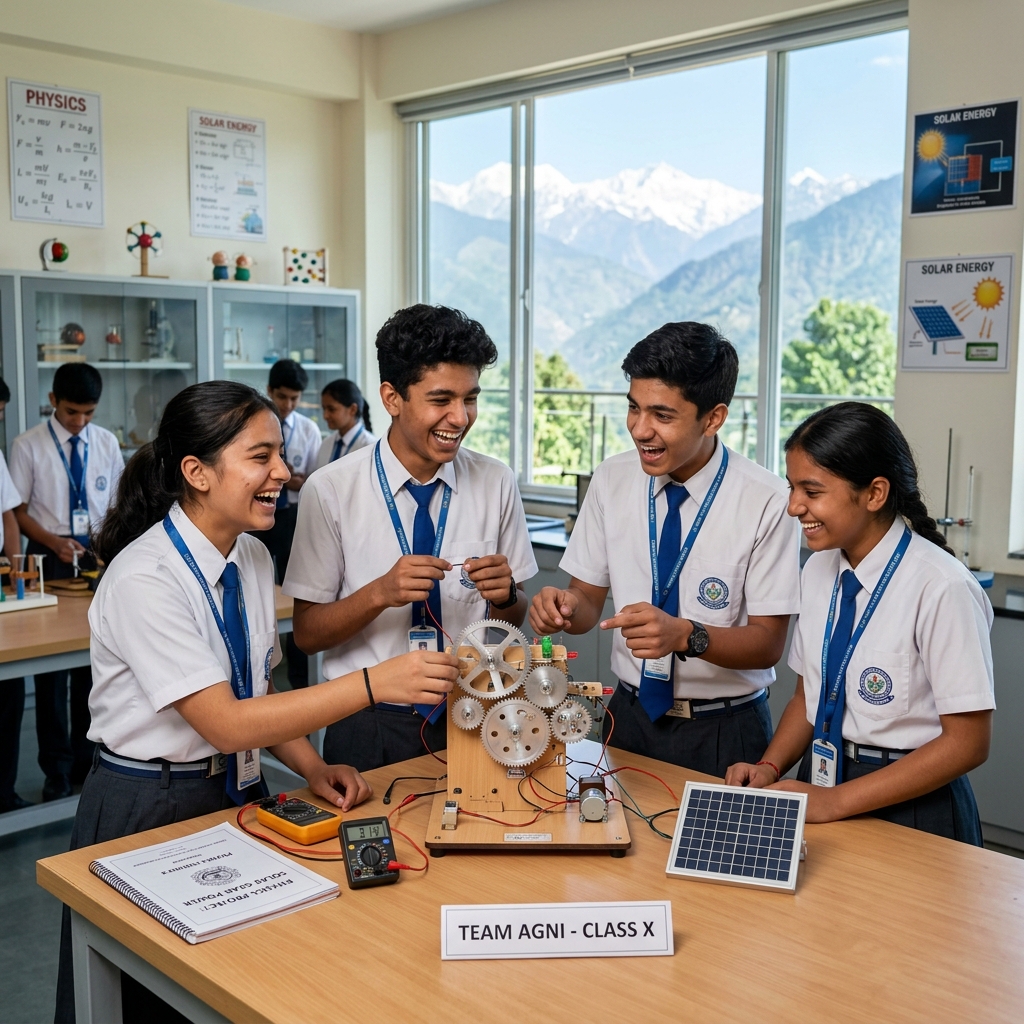 Students physics project activity