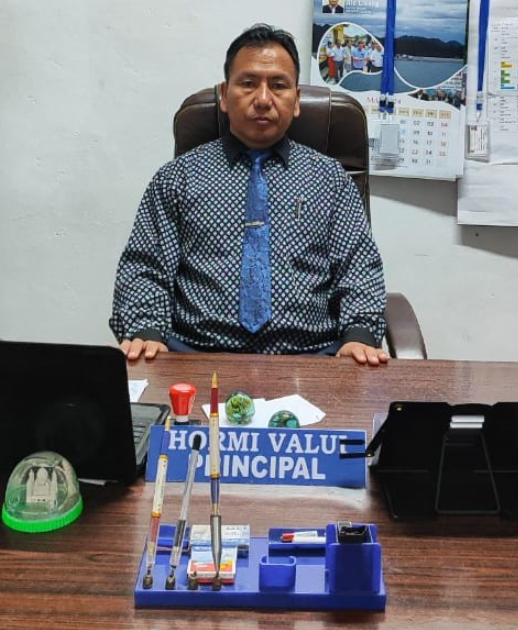 Principal Hormi Valui of Royal Siang Academy